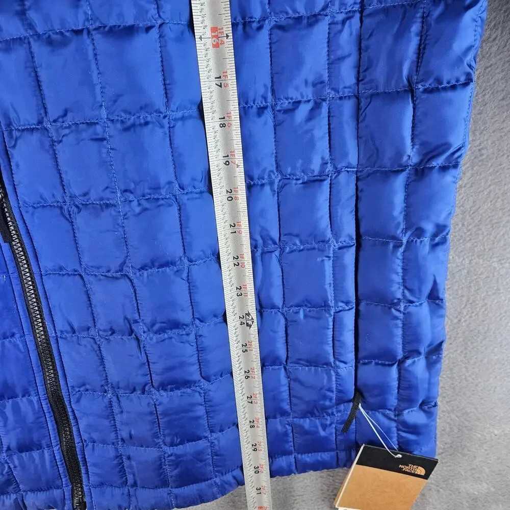 The North Face Thermo Insulated Jacket Blue Men's XXL Outdoor Hiking